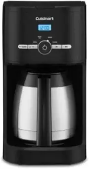 Cuisinart 10 Cup Programmable Coffee Maker Thermal Carafe Black Drip Coffee