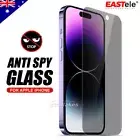 For iPhone 16 15 14 13 12 11 Pro Xr Xs Max 8 Plus Privacy Glass Screen Protector