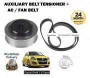 FOR SUZUKI SWIFT 1.6 SPORT M16A 2011-> NEW AUXILIARY FAN BELT TENSIONER + BELT