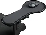 Armrest Extension Pad - Desk Support Mat, Adjustable Elbow Cushion | Durable Memory Foam Core, Smooth Wrist Rest Surfaces, Secure Clamp Mount with Comfort for Office Chair Desk Home Use