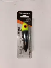 1 Bomber BSW Mullet 3&1/2" 5/8 oz. Black Chartreuse Head