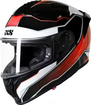 IXS 421 FG 2.1 MIPS, full face helmet , color: Black/White/Neon-Red , size: XL