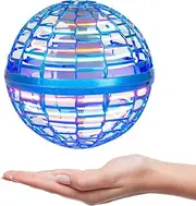 Flying Ball Toys, 2021 Upgraded Hover Flying Spinner Boomerang Ball 360° Rotating Soaring Orb with LED Lights Hand Operated Flying Space Orb for Kids Magic Mini Drone Ball That Comes Back to You