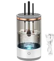 Electric Cosmetic Brush Cleaner - Automatic Makeup Brush Cleaner | Multi-Use Beauty Makeup Brush Cleaner | Portable Makeup Brush Cleaning Solution, Brush Cleanser Tool For Foundation Liquid Brushes