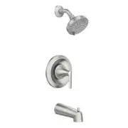 MOEN 82518SRN Findlay Tub and Shower Faucet in Spot Resist Brushed Nickel
