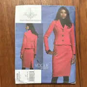 NEW Vogue Patterns V1126 Tracy Reese Womens Fitted Jacket & Skirt 16-22 Uncut