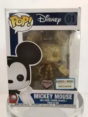 FUNKO POP! Disney Animation: Mickey Mouse #01 Gold Collector Diamond - NIB -VGC