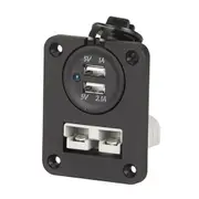 [Powertech] Panel Mount with 2 Pole anderson SB50 and USB Socket