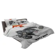 v4247 Bed Sheets Kung Fu Panda Movie Boss Wolf Duvet Cover Set Super Bedspread Bed Sheets IU4247