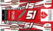 #51 Joey Case LOPA Ford Fusion 1/64th Scale Decals NASCAR