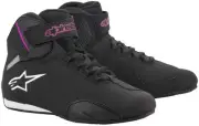 Alpinestars Stella Sektor Riding Womens Shoes (7, Black/Fuchsia)