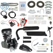 100cc Black Bicycle Motor Kit Bike Motorized 2 Stroke Petrol Gas Engine Set
