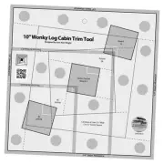 10in Wonky Log Cabin Trim Tool - CGRJAW13