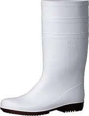 [ミドリ安全] Midori Anzen NHGL2000 Super Men's Work Boots, Anti-Slip, Oil Resistant, Chemical Resistant, Long Barrel Type, High Grip, white, 24.0 cm