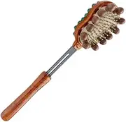 Healeved Massage Hammer Massage Roller Back Scratcher for Men Body Hammer Stick Therapy Leg Back Scratcher Wooden