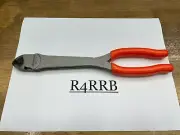 Snap-On Tools USA NEW ORANGE 11" VectorEdge Heavy Duty Diagonal Cutters 312CFO