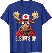[JIAGANYI] Elbows Up Canada Moose Sunglasses Strong and Proud Canadian T-Shirt