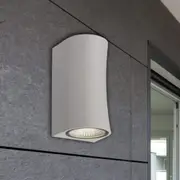 Vita LED Up-Down Wall Light Tri-Colour IP44 Silver - VITA EX2-SL