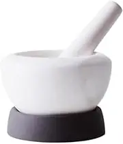 Traditional Grind, Garlic Pounder Household Grinder Manual Garlic Masher Garlic Mortar and Pestle Set Medicine Grinder Masher