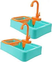 JOINPAYA 2pcs Vegetable Basin Parakeet Bathing Tub Bird Bathing Supplies Bird Shower Tub Parakeet Bath Tub Parrot Bathing Supplies Bird Bathing Tub Bird Bath Bowl Plastic Light Green