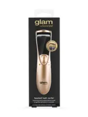 Manicare Glam Heated Lash Curler Dual Heated Silicone Pads Enhance Lashes