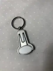 Pekin Insurance Golf divot repair tool with key ring, strong Magnet