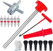 Quick Change Tire Valve Tool Kit, Tire Valve Stem Core Quick Change Tool Kit, Replace Car, ATV, Truck, Motorcycle, Etc,B