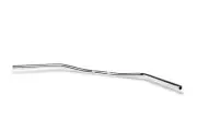 LSL 25.4mm (1 ) Steel Wide Bar Handlebars (Colour: Chrome) - With Harley Dimple