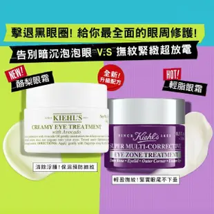 【Kiehl’s 契爾氏】官方直營 酪梨眼霜28ml(Kiehl’s/新品上市/大瓶裝/母親節特惠組)