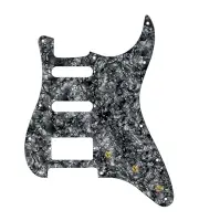 920D Custom HSS Pre-Wired Pickguard for Strat With A Black Pearl Pickguard an...