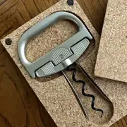 NIB PRONG & HELIX CORKSCREW to Remove Older Fragile Corks from Vtg. Wine Bottles