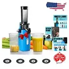 High-Yield Slow Masticating Juicer - Easy Clean, Perfect for Travel & Office
