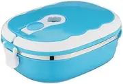 CWOQOCW Thermal Lunch Box, Portable Bento Box Thermal Insulated Container Food Warmer Lunch Box Case for Kids Students (Blue)
