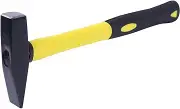 TEHAUX kindling sledge hammer TPR Hammer Plastic Handle Hammer Fitter Hammer chipping hammer welding cross peen hammer roofing hammer lineman 45 Steel Hammer the cross Sledgehammer