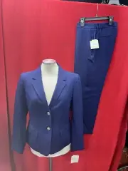 KASPER PANT SUIT/SIZE 6/INSEAM 30'/NEW WITH TAG/RETAIL$240/NAVY