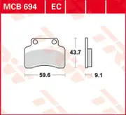 TRW Lucas Brake pad MCB694