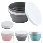 Collapsible Bowl Heat Resistant Food Storage Container Silicone Foldable Bowl