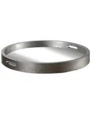 Uttermost Bechet Round Silver Tray