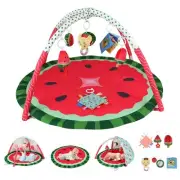 Tummy Time Mat, 9-in-1 Watermelon Baby Play Gym Mat, Oversize Baby Play Activ...