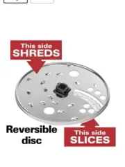 Shredding And Slicing Attachment For Hamilton Beach 10 Cup Food Processor
