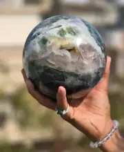 145 MM Natural Druzy Multi Fluroite Sphere / Large Multi Fluroite (Weight 6.5)