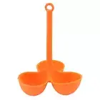 Egg Cooker 3 Holes Food Cooking Silicone Poached Egg Cooker Steamer Hanging Hole