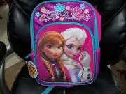 Disney Princess FROZEN 16" BACKPACK Anna Elsa Book Bag NEW LAST ONE