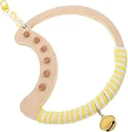 Bird Swing for Parrots and Parakeets Interactive Perch Chew Bird Cage Accessory for Cockatiel Exercise Play Safe Stable Design for Small to Birds