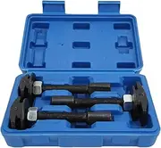 3Pcs Rear Wheel Bearing Puller Set: Heavy Duty Carbon Steel Axle Bearing & Retainer Removal Tool Kit, Fits Most Vehicles