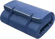 fuwawa Double Mattress, High Resilience, Extra Thick, 3.9 inches (10 cm), Mat Under The Futon, Folding Mattress, Body Pressure Dispersion, Antibacterial, Deodorization, Comforter, Breathable, Stores