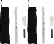 Generic 2 Sets Pocket Saxophone for Boys and Girls Mini Sax Instrument Brightly Designed Made of Strong Abs Material