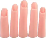 Mano Per Pratica - Pratica La Manicure Con Le Dit- Mano Magnetica Per Manicure | Dita Finte Magnetiche Per La Pratica Della, Morbida Plastica Per Manicure Di