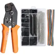 Dupont Connector Crimping Tool Kit Crimper Plier + 700PCS Male Female Terminals