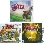 The Legend of Zelda: Ocarina of Time 3D+Tri Force Heroes+A Link Between Worlds